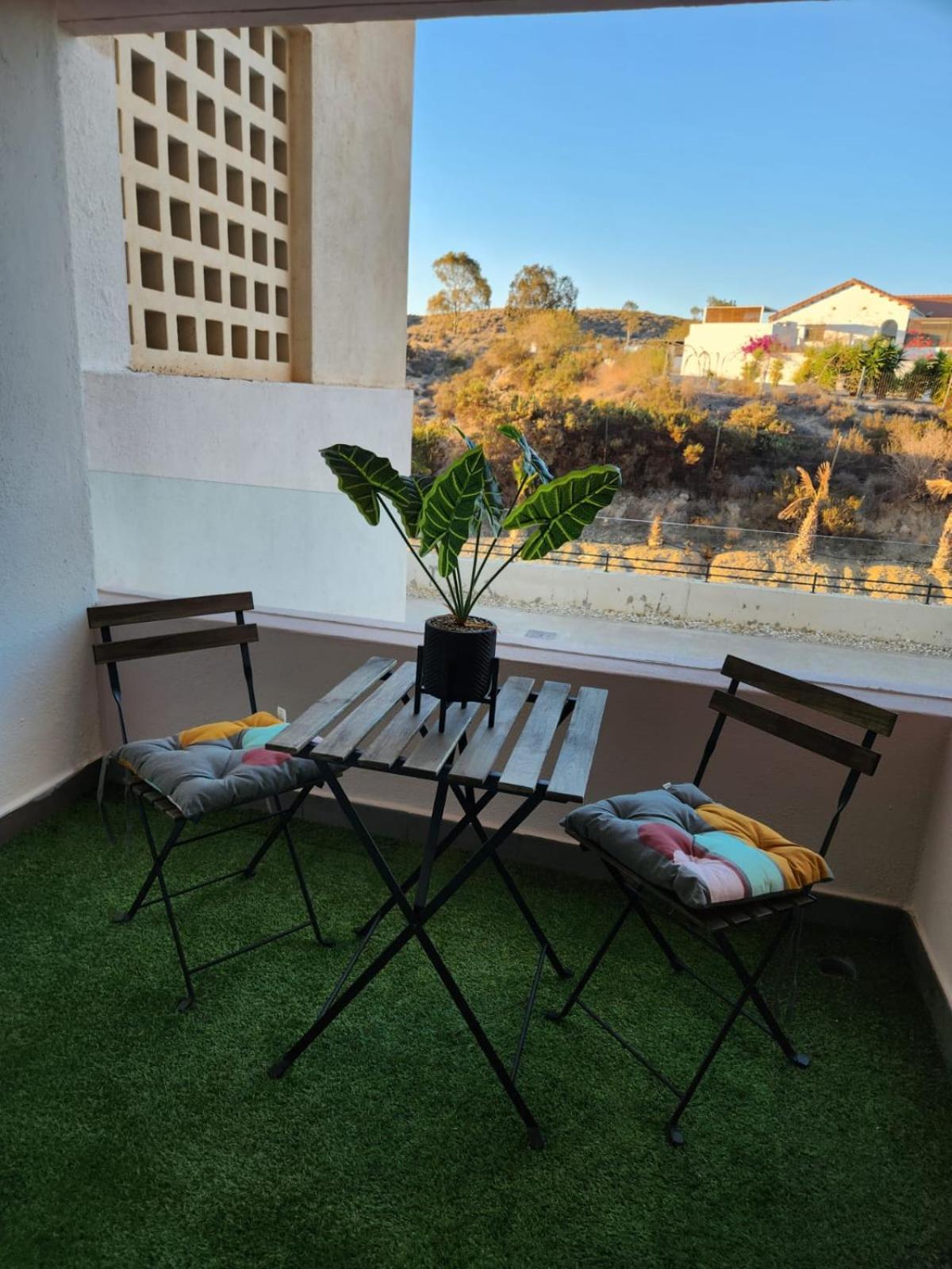 Bajo Con Vistas A La Piscina En Valle Del Este Golf Vera Exterior foto